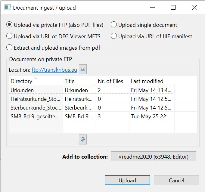 How To Import Documents into Transkribus - READ-COOP
